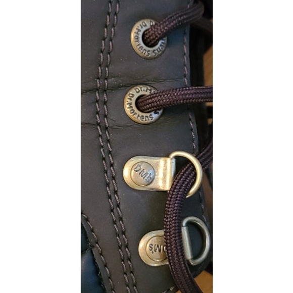 Dr. Martens Faora Mid Top Brown Leather Boot Size 8 - Picture 4 of 15